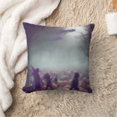 カボチャ·パッチ·ウィッチ飛んでいるズ·過去·トリック·オア·トレーター クッション (ブランケット)