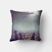 カボチャ·パッチ·ウィッチ飛んでいるズ·過去·トリック·オア·トレーター クッション (裏面)