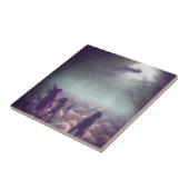 カボチャ·パッチ·ウィッチ飛んでいるズ·過去·トリック·オア·トレーター タイル (側面)