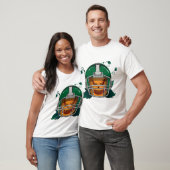 カボチャ フットボール ハロウィン Tシャツ (ユニセックス)