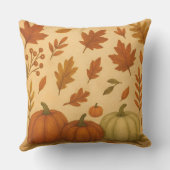 カボチャ、プレイド&平和日 クッション (裏面)