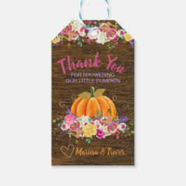 カボチャ，ベビーショワーありがとうラベル,メッセージカード, ギフトタグ