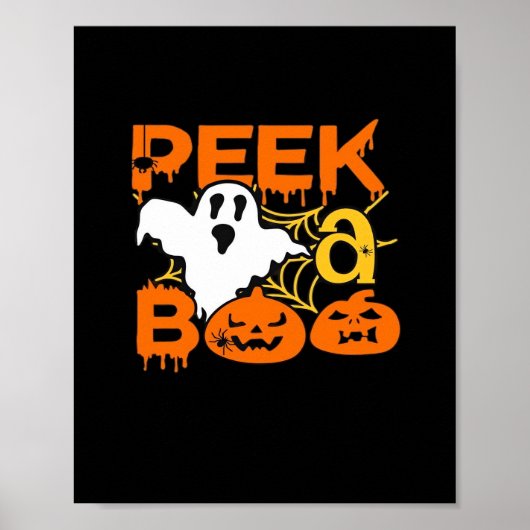 カボチャ・ペカボーとのハロウィーン ポスター (正面)