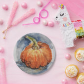 カボチャ ペーパープレート (パーティー)