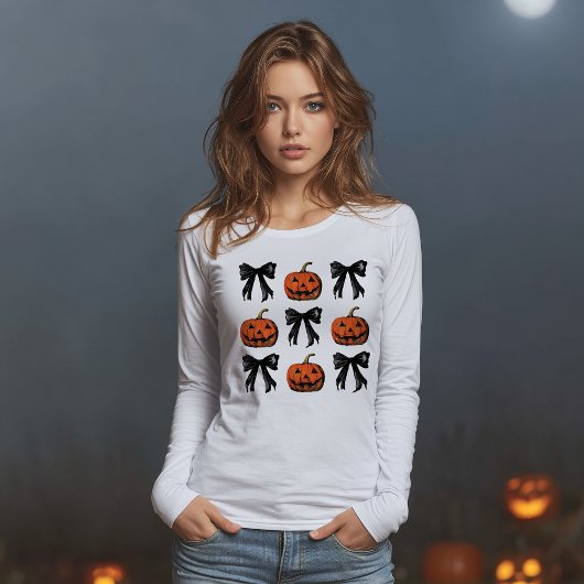 カボチャ&ボウハロウィーン トライブレンドTシャツ