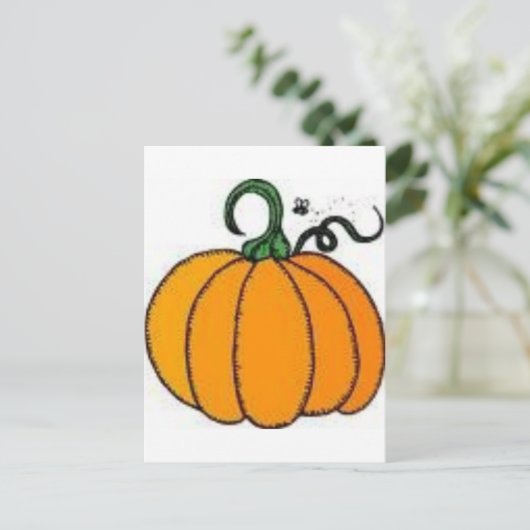 カボチャ ポストカード (スタンド正面)