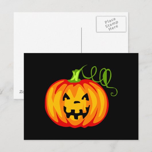 カボチャ ポストカード (正面/裏面)