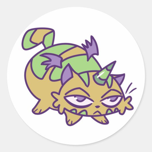 カボチャ ラウンドシール (正面)