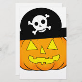 カボチャ 便箋 (正面/裏面)