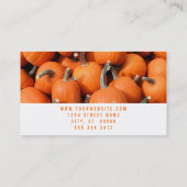 カボチャ 名刺 (裏面)