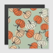 カボチャ:感謝継ぎ目のシームレスパターン。 (正面/裏面)