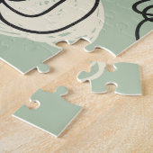 カボチャ:感謝継ぎ目のシームレスパターン。 ジグソーパズル (側面)