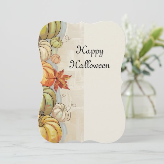 カボチャ 招待状 (スタンド正面)