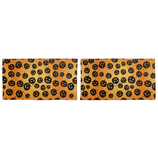 カボチャ 枕カバー (正面-セット)