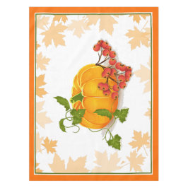 カボチャ、果実、葉秋縁ど感謝祭 テーブルクロス