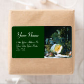 カボチャ、果物とガラス製品の感謝祭 ラベル (インサイチュ)