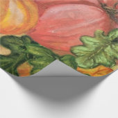 カボチャ – 水彩画 ラッピングペーパー (角)