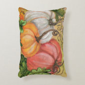 カボチャ – 水彩 アクセントクッション (正面(垂直))
