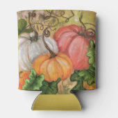 カボチャ – 水彩 缶クーラー (裏面)