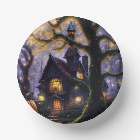 カボチャ/秋/秋/ハロウィーン ペーパーボウル (正面)