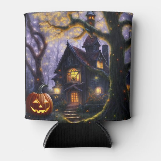 カボチャ/秋/秋/ハロウィーン 缶クーラー (正面)