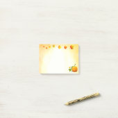 カボチャ&紅葉ノート ポストイット (デスク上)