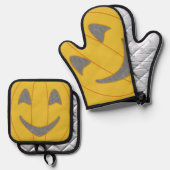 カボチャ 鍋つかみ&鍋敷きセット (正面/裏面)