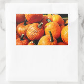 カボチャ!!! 長方形シール (バッグ)