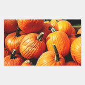 カボチャ!!! 長方形シール (正面)