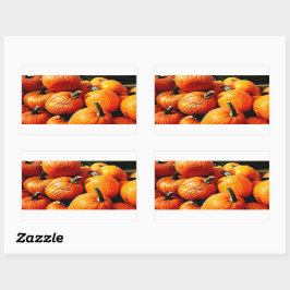 カボチャ!!! 長方形シール