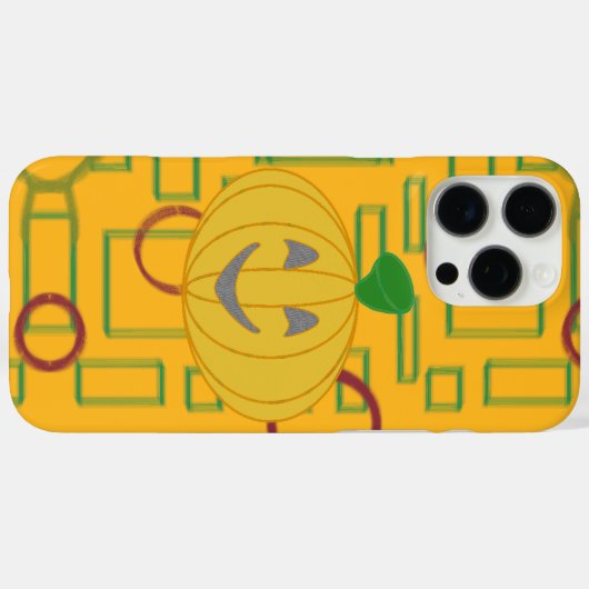 カボチャ Case-Mate iPhoneケース (裏面 (横))