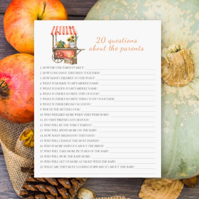 カボチャ – Pumpkinsの親に関する20の質問 (クリエイターアップロード済み)