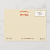 カボチャatカードハロウィンポストカードヴィンテージ ポストカード (裏面)