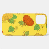 カボチャDoodle:手描きシームレス Case-Mate iPhoneケース (裏面 (横))