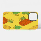 カボチャDoodle:手描きシームレス iPhoneケース (裏面横)