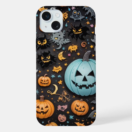 カボチャiPhoneケース iPhoneケース (裏面)