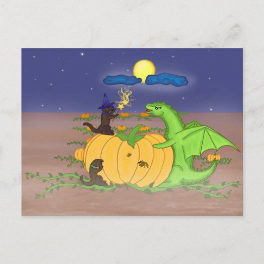 カボチャmyst ポストカード (正面)