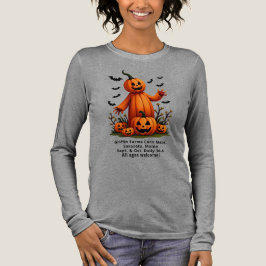 カボチャnこうもりシーズンファームズ広告ズ トライブレンドＴシャツ
