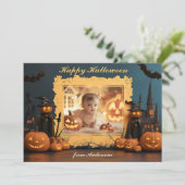 カボチャPEEK-a-BOO カード (スタンド正面)