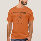 カボチャPi数学のハロウィンのTシャツ Tシャツ (正面)
