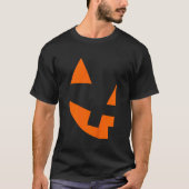 カボチャSにマッチするカップルのハロウィーンの衣装アイディア Tシャツ (正面)