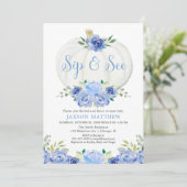 カボチャsipと参照して、秋ミート挨拶男の赤ちゃん 招待状 (スタンド正面)