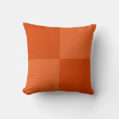 カボチャSpice-yyyyオレンジとオレンジの大きな正方形 クッション (正面)