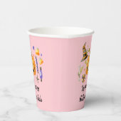 カボチャSpooktacularハロウィンバッシュパーティーピンク 紙コップ (右)