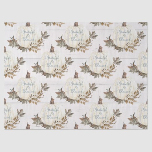 カボチャw紅葉感謝の賛美スクリプト 薄葉紙 (正面)