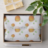 カボチャwattercolorパターン 薄葉紙 (ギフト)