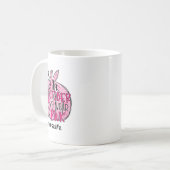 カボチャWe衣服ピンクブレストガン認識度ナース コーヒーマグカップ (正面左)