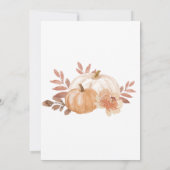 カボチ素朴ャ秋の秋誕生会 招待状 (裏面)