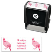 カボットの悲劇的鳥の漫画イラストレーション セルフインキングスタンプ (インサイチュ)