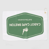 カボットケープブレトンカナダゴルフ目的地 ゴルフタオル (横)